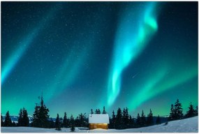 Tablou - Aurora Boreală (90x60 cm)