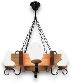 Lustră pe lanț Brilagi QUEEN 4xE14/40W/230V fag