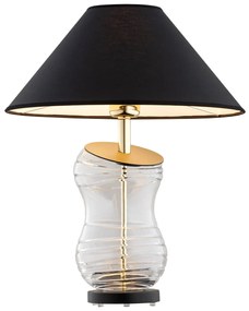 Veioza, lampa de masa design modern Veneto negru