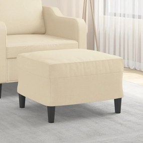 349281 vidaXL Taburet, crem, 60x50x41 cm, material textil