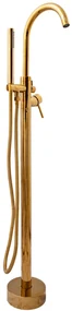 Baterie cada   frestandingg , desing cilindric , gold TRENDY S