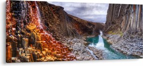 Tablou - Canionul Studlagil (120x50 cm)