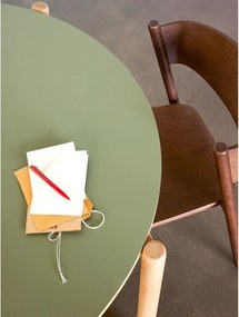 Masă de dining rotundă din lemn de stejar ø 115 cm Oblique – Hübsch