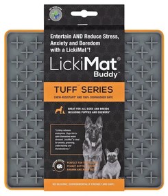 Covoraș de lins pentru animale de companie Buddy Tuff Orange – LickiMat