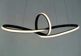 Lustră LED pe cablu LED/44W/230V neagră