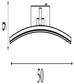 Searchlight SANTORINI 79822-50SS-LED — aplică pentru tablouri LED/10,88W/230V, argintie