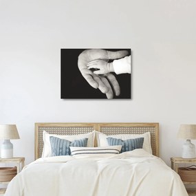 Tablou pe sticlă cu mâini (70x50 cm)