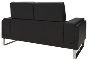 Set 2 canapele cu 2 locuri Shea Pako World Negru 198x80x87 cm