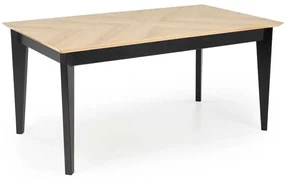 Masă de bucătărie Kenneth, stejar / negru