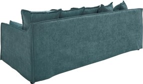 Canapea confortabila Heaven 200cm, catifea verde albastrui A-40163 VC