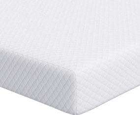 vidaXL Suport pentru saltea Alb 140 x 200 cm Material jacquard