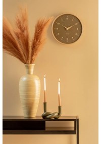 Karlsson 5995MG ceas de perete design, maro,diametru 30 cm