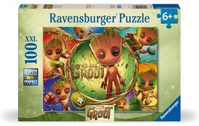 PUZZLE MARVEL GROOT 100 PIESE XXL - RAVENSBURGER (RVSPC04128)