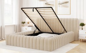 Pat lemn masiv Carilla 140/160/180x200 cm Personalizabil - 180x200