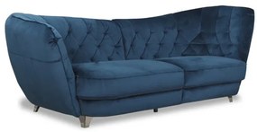 Canapea Retro, Dreapta, Albastru, 256 x 115 Cm