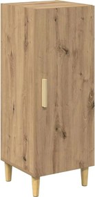vidaXL Bufet Stejar Artizanal 34,5 x 34 x 90 cm Lemn compozit