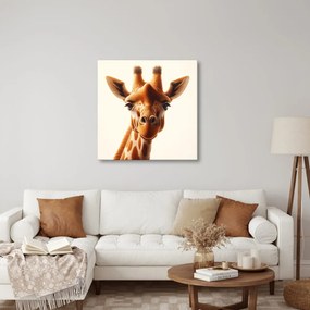 Tablou privire detaliată a girafei