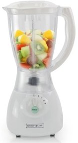 Blender cu rasnita Royalty Line RL-SM-400P, 400W, 1,5 litri, 4 viteze + impuls, Alb / Gri