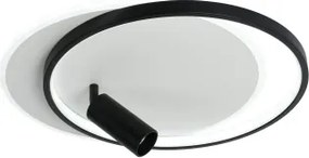 Brilagi - Plafonier LED dimabil UNITY LED/48W/230V + 1xGU10/3W alb/negru + cu telecomandă