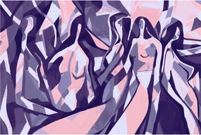 Tablou - Abstract, femei (90x60 cm)