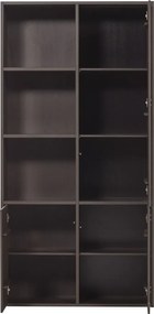 Dulap modular maro închis din lemn de pin 108x215 cm Meggy – WOOOD