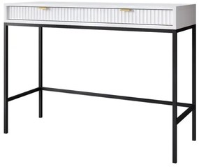 Măsuță laterală NOVA 77x104 cm alb/negru