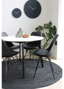 Oslo scaun de luat masa ecobleather negru