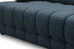 Canapea extensibilă Tuko cu ladă - albastru închis țesătură Freya 210-28