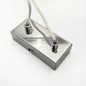 Brilagi - Lustră suspendată pe cablu MALONY, 6 x E14, max. 20W, 230V, crom lucios