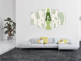Tablou - Hippies, lampa de lavă (150x105 cm)