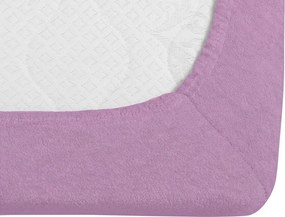 Cearsaf froté PREMIUM roz-mov 160x200 cm
