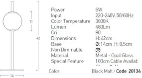 Veioza, Lampa de masa LED moderna design deosebit Colleen