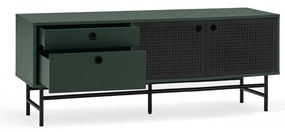 Masă TV verde închis 140x52 cm Punto - Teulat