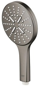 Para dus rotunda Grohe Rainshower Smartactive 130 cu 3 functii, antracit periat Hard Graphite Antracit periat