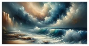 Tablou orizonturi marine dramatice