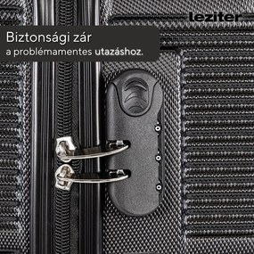 Valiză medie TravelLux Urban cu hardtop 42x65x24 cm neagră