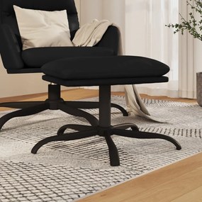 341618 vidaXL Taburet, negru, 45x29,5x39 cm, piele ecologică lucioasă