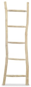 vidaXL Scară pentru prosoape cu 5 trepte, tec, 45x150 cm, natural