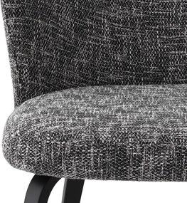 Scaun design LUX Halard, cambon negru 115771 HZ