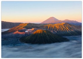 Tablou cu muntele Bromo în Indonesia (70x50 cm)