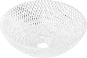 Mexen Olza Lavoar din sticlă deasupra blatului 42 x 42 cm, transparent - 24094200