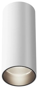 Plafoniera LED design tehnic Focus alb, 4000K