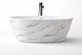 Cada baie freestanding Taormina Alb