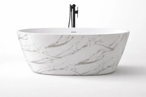 Cada baie freestanding Taormina Alb