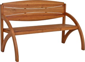 Bancă de grădină maro din lemn masiv Hadia – Garden Pleasure