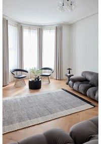 Covor gri handmade din lână 120x170 cm Avalon – Asiatic Carpets