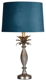 Veioza/Lampa de masa design lux elegant Belle argintiu/teal