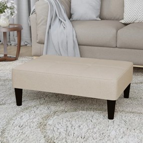 340694 vidaXL Scaun, crem, material textil microfibră