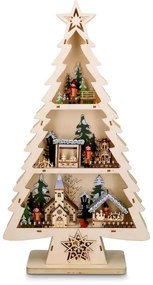 Brilagi - Brad decorativ de Crăciun cu LED, 3xAA