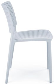 Scaun din plastic albastru deschis K514